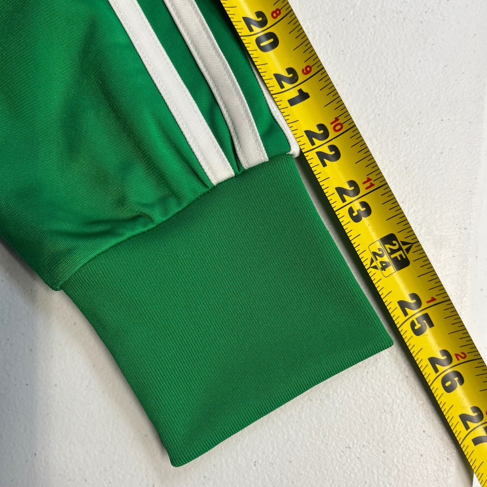 Adidas Firebird TT Track Jacket Mens Green White Stripes Sporty M JD0183 NWT - Picture 5 of 9